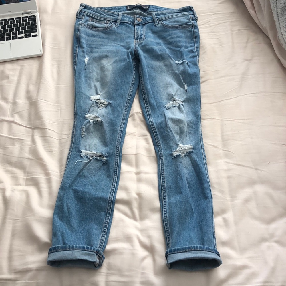 NWOT hollister cropped jeans